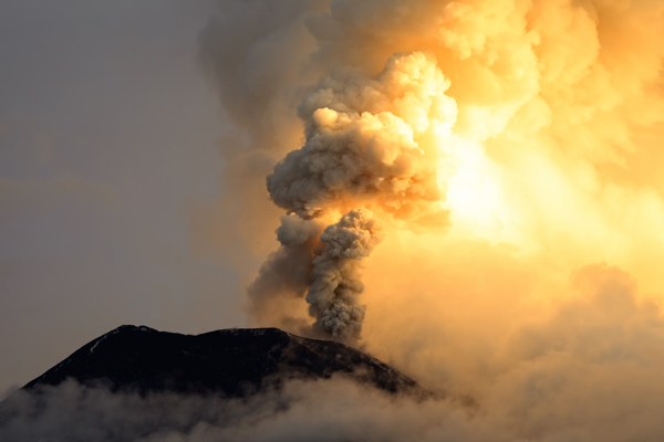 火山图片