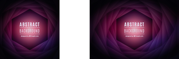 抽象紫色多边形叠加背景