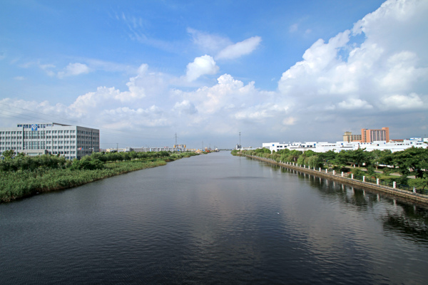 运河风景图片