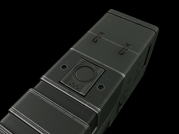 黑色小巧携带的科幻手电筒jpg