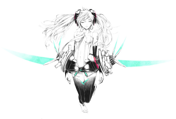 黑白初音