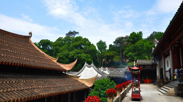 福建长汀鼓山风景