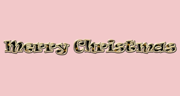 圣诞merryChristmas字体