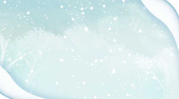 大雪节气雪景背景设计