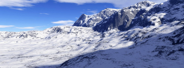 唯美雪山图片