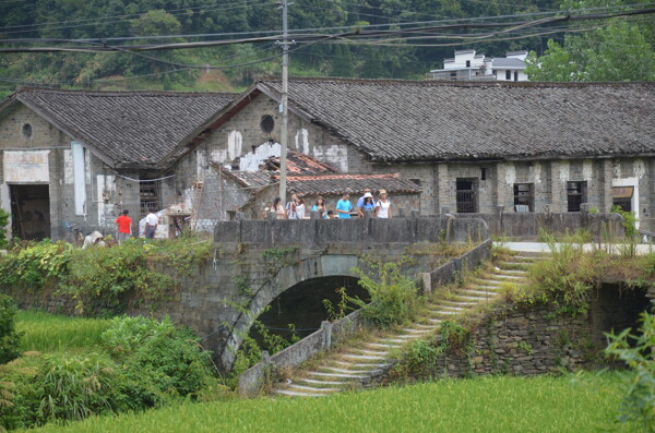 乡村小桥图片