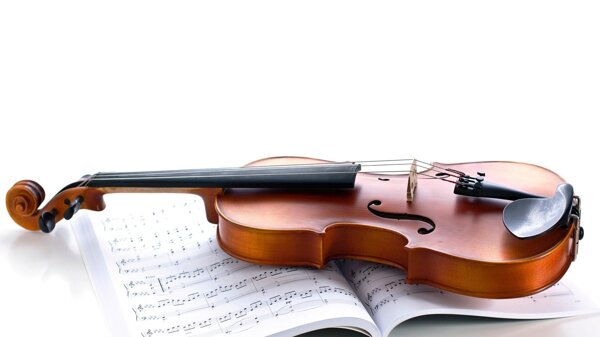 乐谱小提琴图片