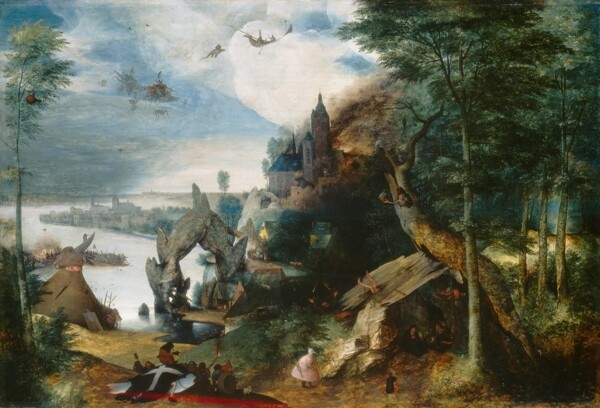 FollowerofPieterBruegeltheElderNetherlandish静物花卉油画超写实主义油画静物