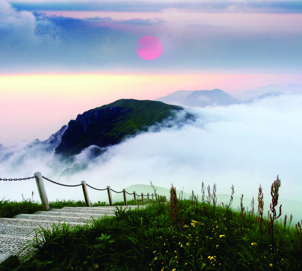 武功山风景图片