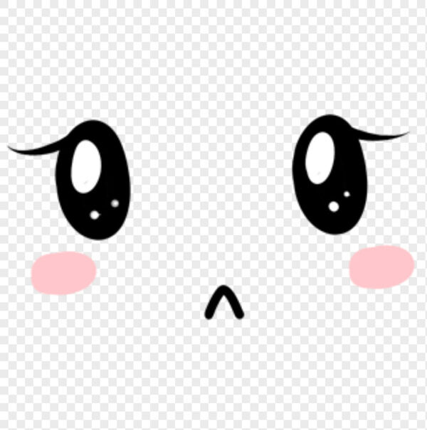 卖萌大眼委屈巴巴噘嘴红脸手绘卡通表情包