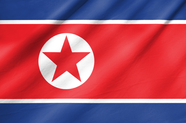 朝鲜旗帜图片
