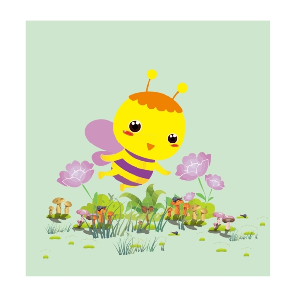 小蜜蜂黄色蜜蜂