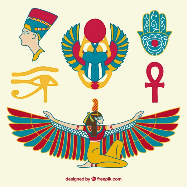 手绘埃及文化