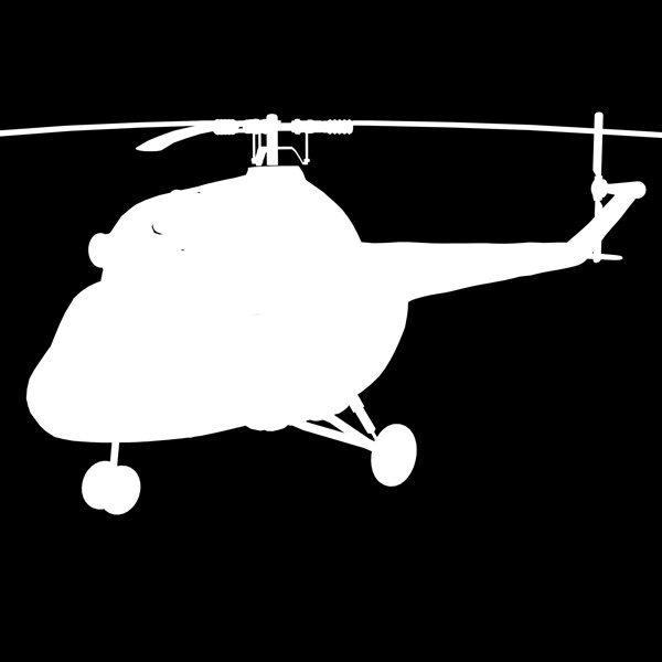 直升飞机3dmax飞机模型素材3