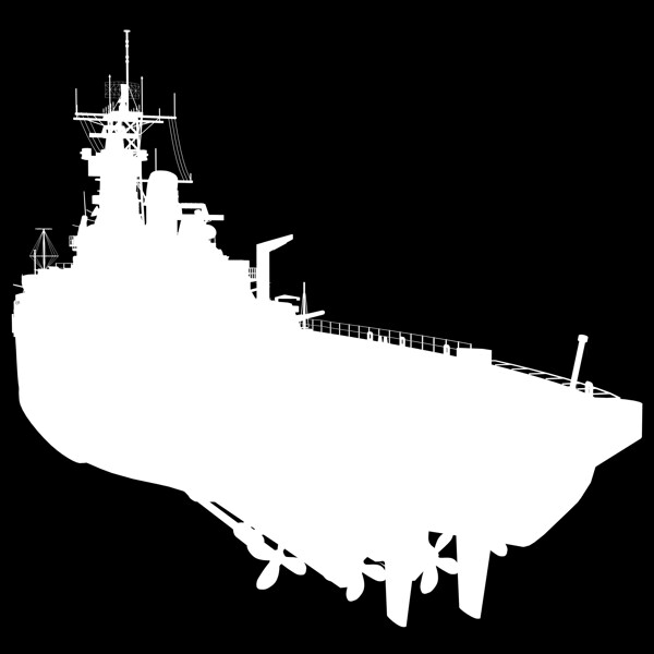 战舰军舰3dmax模型2