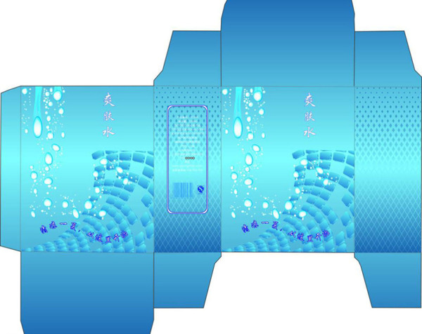 爽肤水包装图片模板下载矢量cdr