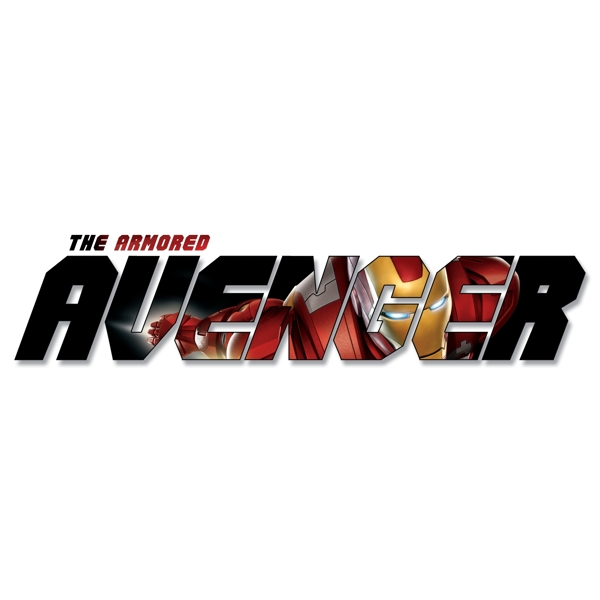 钢铁侠IronMan复仇者联盟Avengers电影独立人物造型连标织设计长条图片