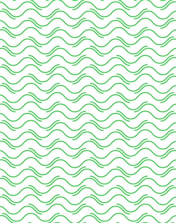 绿色波浪线图案矢量素材背景