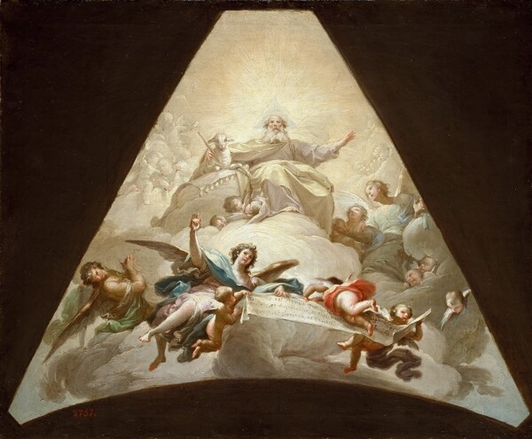 BayeuySubiasFranciscoElTriunfodelCorderodeDiosCa.1778画家宗教绘画教会油画人物肖像油画装饰画
